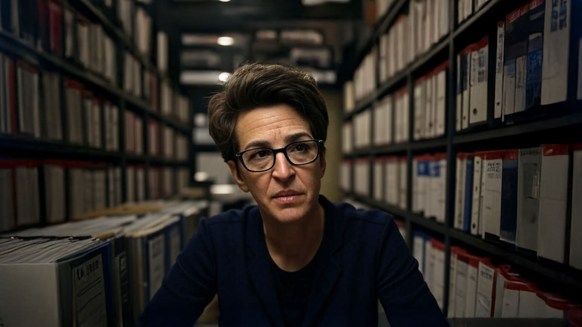 Rachel Maddow trying to link the Charlie Kirk assassination with Russian collusion